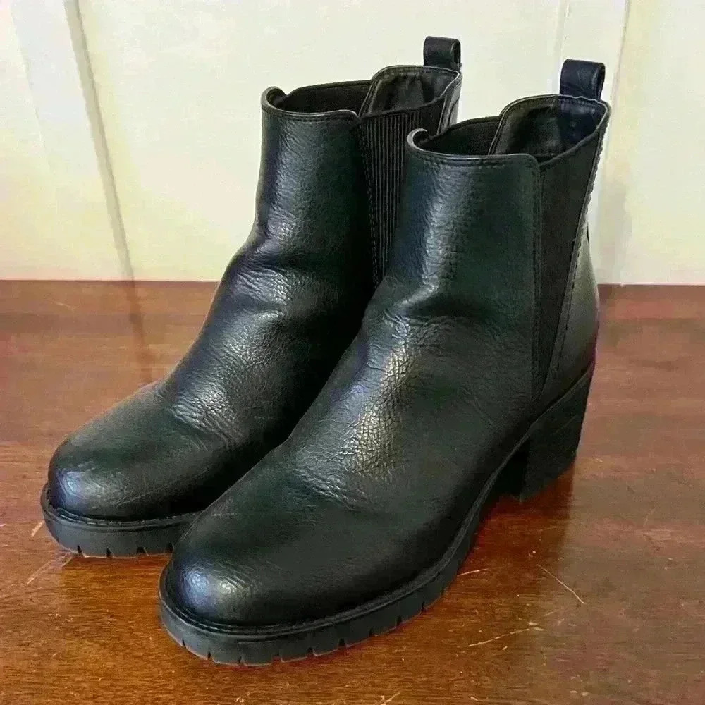 MIA Black Ankle Boots